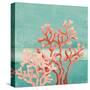 Teal Coral Reef II-Patricia Pinto-Stretched Canvas