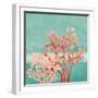 Teal Coral Reef II-Patricia Pinto-Framed Art Print