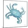 Teal Crab-Patti Bishop-Mounted Art Print