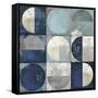 Teal Crescent-Tom Reeves-Framed Stretched Canvas