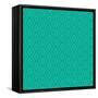 Teal Diamonds-Hello Angel-Framed Stretched Canvas