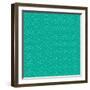 Teal Diamonds-Hello Angel-Framed Giclee Print