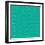 Teal Diamonds-Hello Angel-Framed Giclee Print