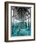 Teal Dock I-Jairo Rodriguez-Framed Art Print