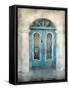 Teal Doorway-Kimberly Allen-Framed Stretched Canvas