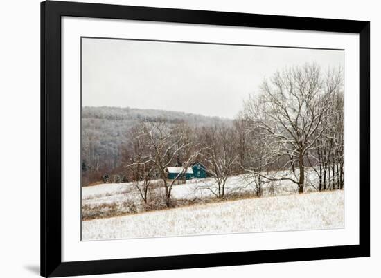 Teal Farmhouse-Brooke T. Ryan-Framed Photographic Print