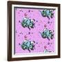 Teal Fish and Bubbles - Pink-Megan Aroon Duncanson-Framed Giclee Print