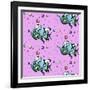 Teal Fish and Bubbles - Pink-Megan Aroon Duncanson-Framed Giclee Print