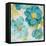 Teal Floral Delicate I-Lanie Loreth-Framed Stretched Canvas
