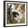 Teal Flow I-Studio 2-Framed Photographic Print