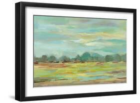 Teal Forest Crop-Silvia Vassileva-Framed Art Print