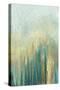 Teal Golden Woods-Roberto Gonzalez-Stretched Canvas