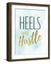 Teal Hustle-Amanda Greenwood-Framed Art Print