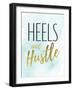 Teal Hustle-Amanda Greenwood-Framed Art Print