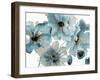 Teal Kissed Hues-Victoria Brown-Framed Art Print