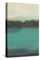 Teal Lake View I-Jodi Fuchs-Stretched Canvas