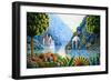 Teal Lake-Andy Russell-Framed Art Print