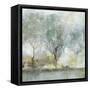 Teal Landscape-Isabelle Z-Framed Stretched Canvas