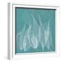 Teal Leaf Xray-Albert Koetsier-Framed Premium Giclee Print