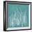 Teal Leaf Xray-Albert Koetsier-Framed Art Print