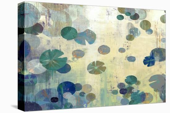 Teal Lily-Anna Polanski-Stretched Canvas