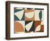 Teal Mayan II-Isabelle Z-Framed Art Print