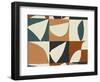 Teal Mayan II-Isabelle Z-Framed Art Print