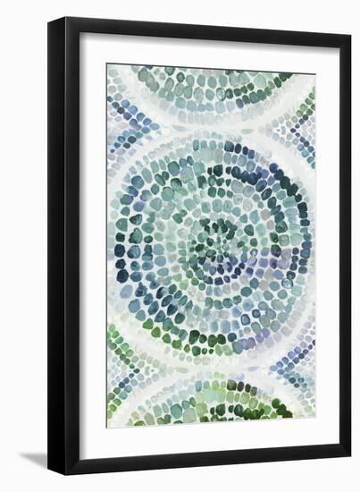 Teal Medallion I-Eva Watts-Framed Art Print