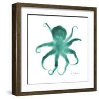 Teal Octopus-Albert Koetsier-Framed Art Print