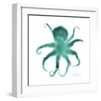 Teal Octopus-Albert Koetsier-Framed Art Print