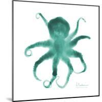 Teal Octopus-Albert Koetsier-Mounted Art Print