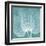 Teal Orchid Xray-Albert Koetsier-Framed Art Print