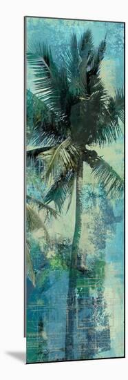 Teal Palm Triptych II-Eric Yang-Mounted Premium Giclee Print