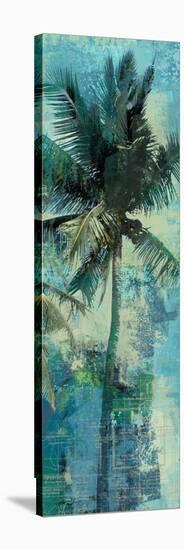 Teal Palm Triptych II-Eric Yang-Stretched Canvas