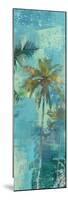 Teal Palm Triptych III-Eric Yang-Mounted Premium Giclee Print