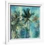 Teal Palms-Eric Yang-Framed Art Print