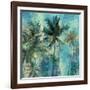 Teal Palms-Eric Yang-Framed Art Print