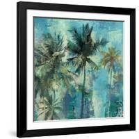 Teal Palms-Eric Yang-Framed Art Print