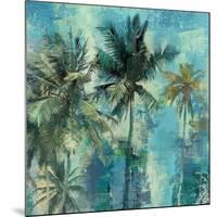 Teal Palms-Eric Yang-Mounted Art Print