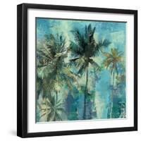 Teal Palms-Eric Yang-Framed Art Print