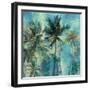 Teal Palms-Eric Yang-Framed Art Print