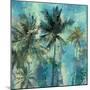 Teal Palms-Eric Yang-Mounted Art Print