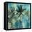 Teal Palms-Eric Yang-Framed Stretched Canvas