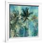 Teal Palms-Eric Yang-Framed Art Print