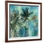 Teal Palms-Eric Yang-Framed Art Print