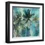 Teal Palms-Eric Yang-Framed Art Print