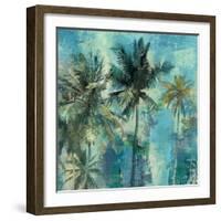 Teal Palms-Eric Yang-Framed Art Print