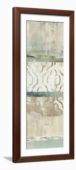 Teal Patchwork I-Tom Reeves-Framed Art Print