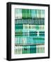 Teal Pattern II-Regina Moore-Framed Art Print