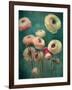 Teal Ranunculus 9-null-Framed Art Print